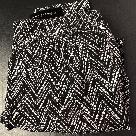 White House Black Market Drapey Printed Ankle Pull On Pants SIZE 0 NWT - Picture 5 of 5
